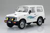 Aoshima Bunka Kyozai Scale Rakupla Snap Kit Suzuki JA11 Jimny Superior White Plastic Model Kit (AOSHIMA) 1/32 No. 18-SW Pre-Colored (Car)