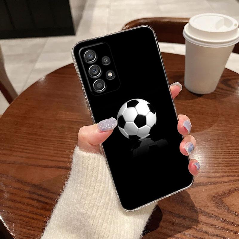 Football Soccer Ball Fire Un Rayo Phone Case For Samsung Galaxy A56 A57 A37 A55 A54 A36 A35 A25 A16 A17 A07 A52 A34 A21s Cover