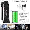 Portable LED Flashlight COB High Power Work Light Camping Lantern Magnetic Lamp Waterproof Magnetic Hook USB Rechargeable Torch