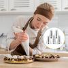 5Pcs 1M Cake Piping Tips, Cake Decorating Tips Seamless Icing Tipss Cupcake Piping Tipss Baking Tools for DIY Art
