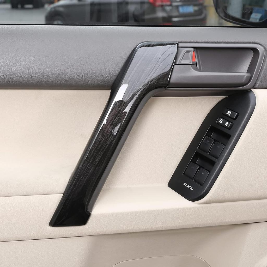 ABS Car Interior Door Handle Trim 4PS Fit for Toyot@ Land Cruiser Prado FJ150 150 2010 2011 2012 2013 2014 2015 2016 2017 2018 2019 Interior Car