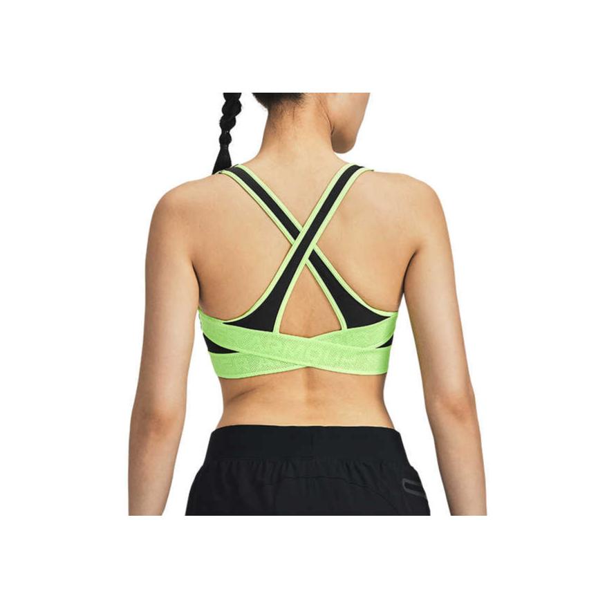 Under Armour Crossback Edge Bright Detail Medium Support Sports Bra Women Underwear Black 1371372-010