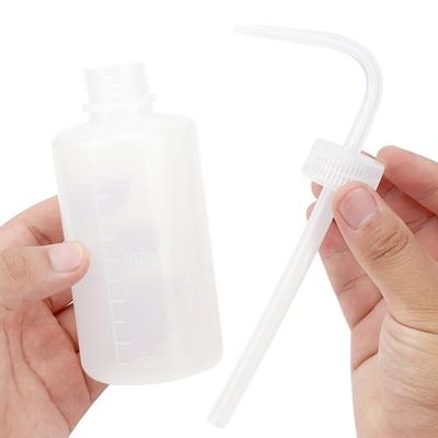 1 st 250 ml Armbågssprutflaska för Ögonfransförlängning Tvättbar Klämflaska Ögonfransrengöring Armbågsflaska Sminktillbehör