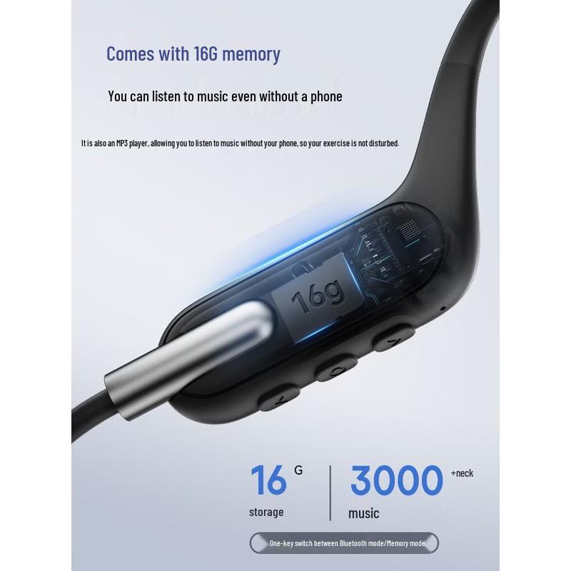 NANKA Runner 3 Bone Conduction Open-Ear Sports Headphones