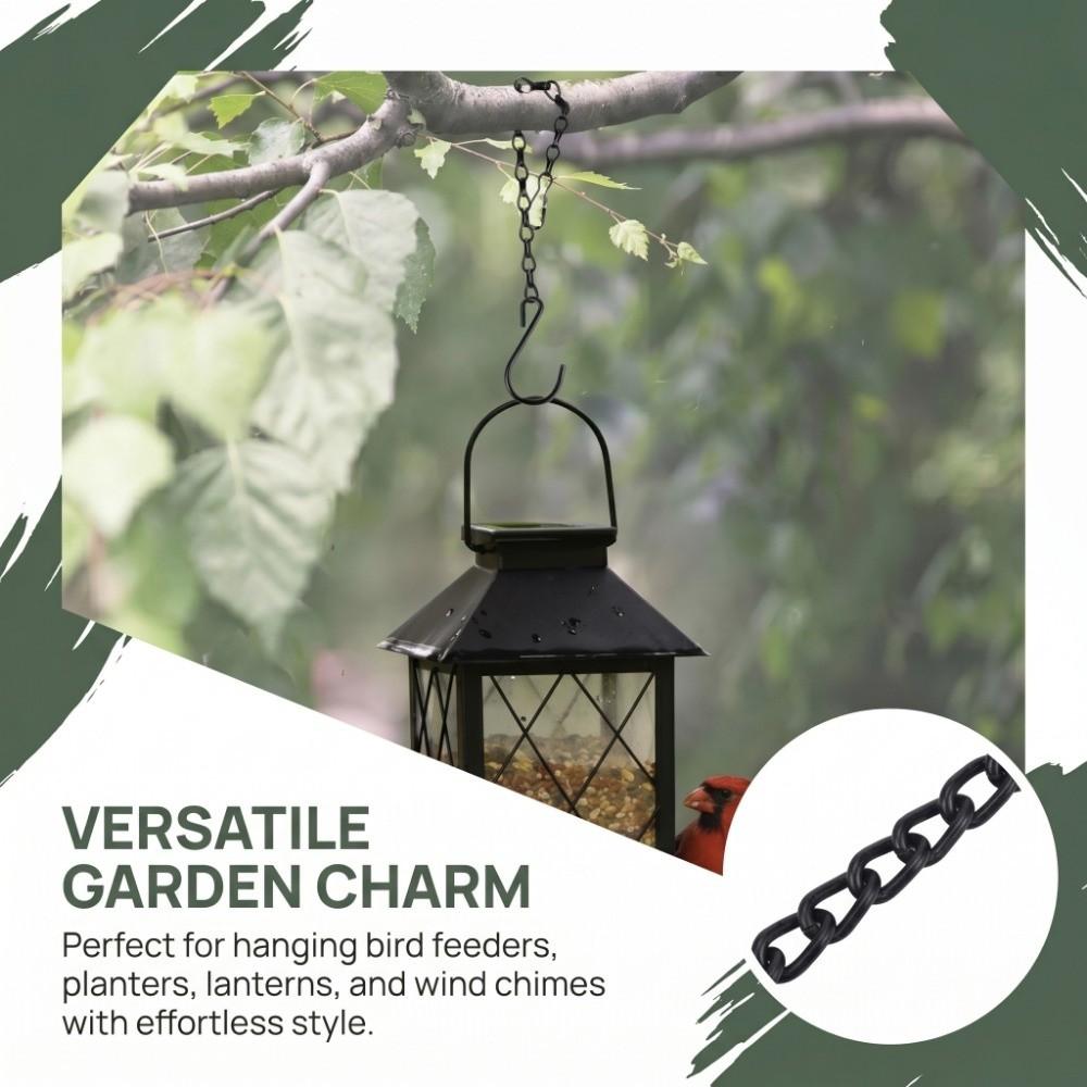 10Pcs Twisted Double Hook Hanging Baskets Chains Durable Plant Hanging Chains Home Decor