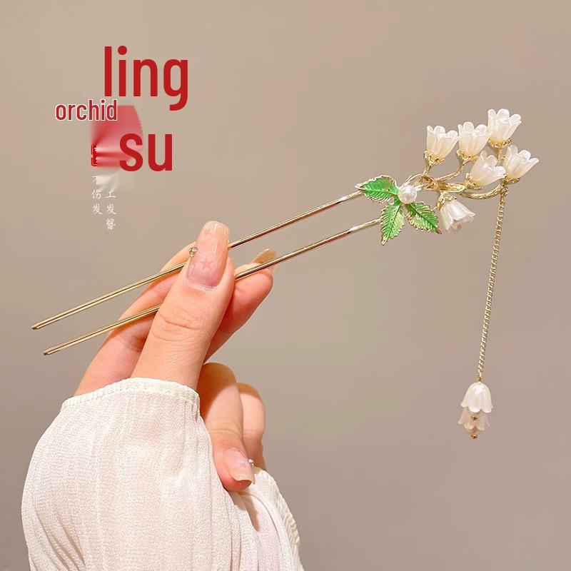 Neue Haarnadeln für Damen & Kinder 2025: Elegante Hanfu Hochsteckfrisur Accessoires im alten chinesischen Stil