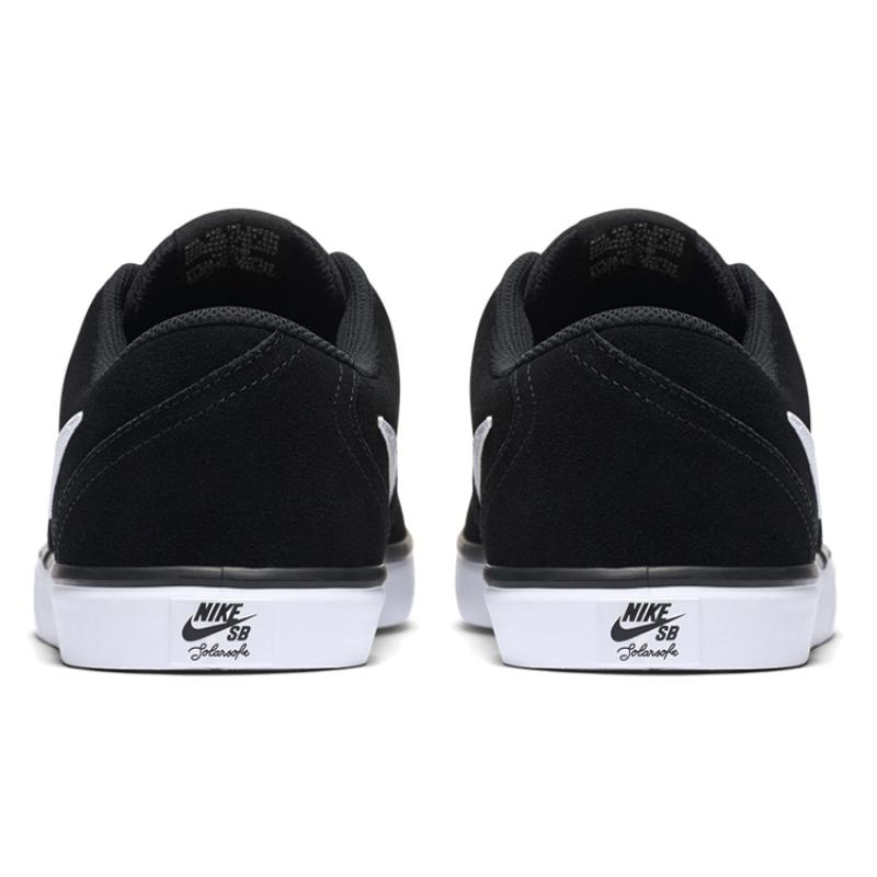 Nike Sb Check Solar Black/White Skateboard Shoes 843895-001