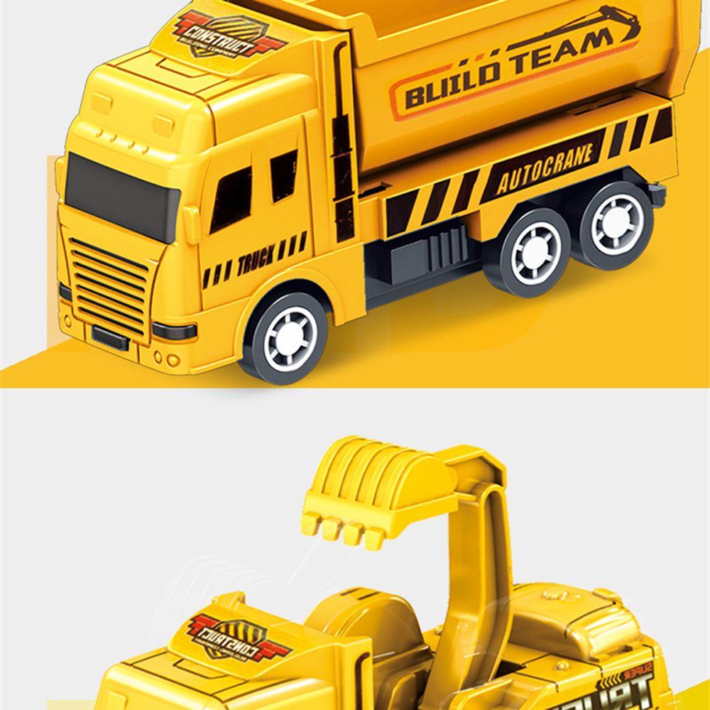 Carrier Gift Engineering Vehicle Toys Friction Powered Car Toys Vehicle Car City Sanitation Toy