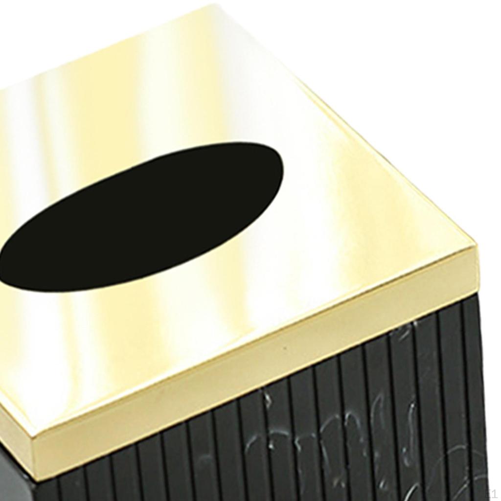 Napkin Case Square Tissue Box Cover for Restaurant Dining Table