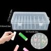 Sewing Thread Storage Box Sewing Thread Box Portable Bobbin Carrying Case Household Clear Empty Sewing Yarn Spools Container