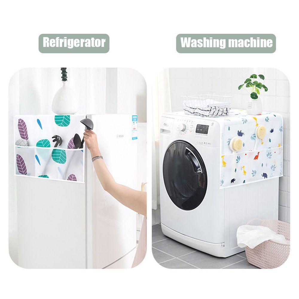 Waterproof Peva Cloth Tablecloth Dust Cover Anti-dust Cover Freezer Storage Bags Refrigerator