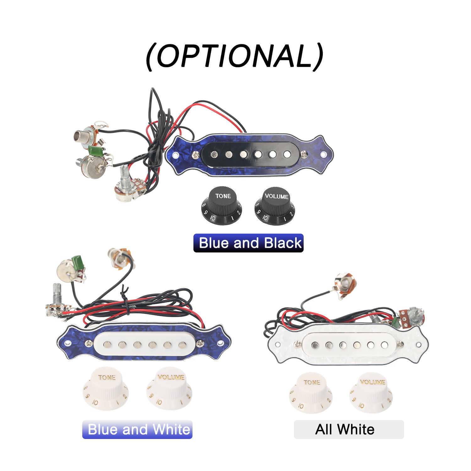 Звукосниматель для электрогитары Готовый к установке комплект звукоснимателей для гитары — фото 7