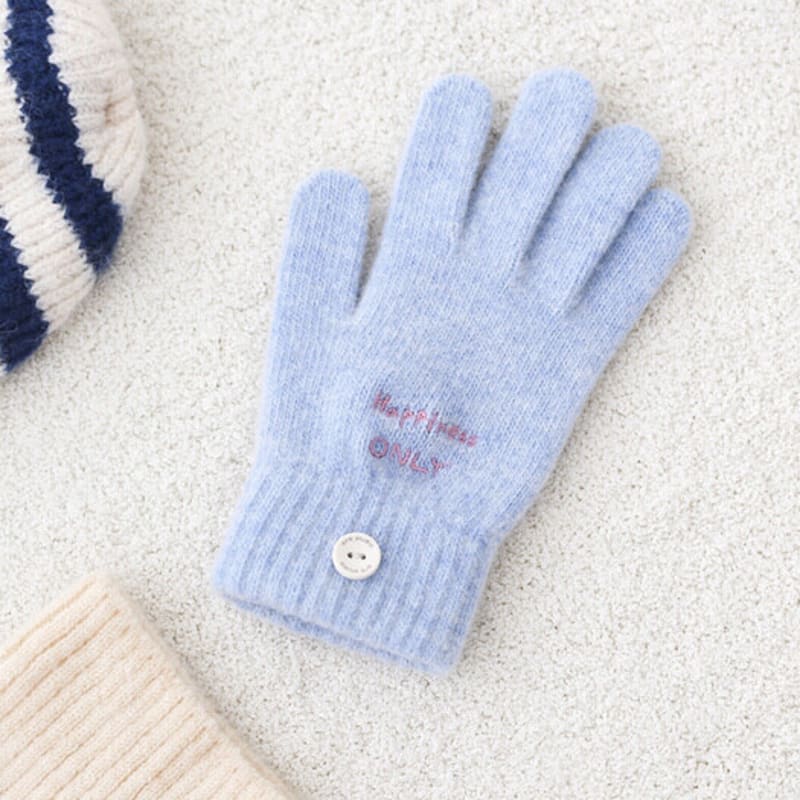 Orb Studio DON’T FORGET ME Wool Gloves (Blue)