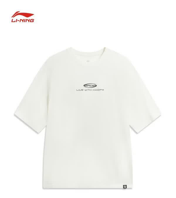 LI-NING Men's Short Sleeve Round Neck T-shirt