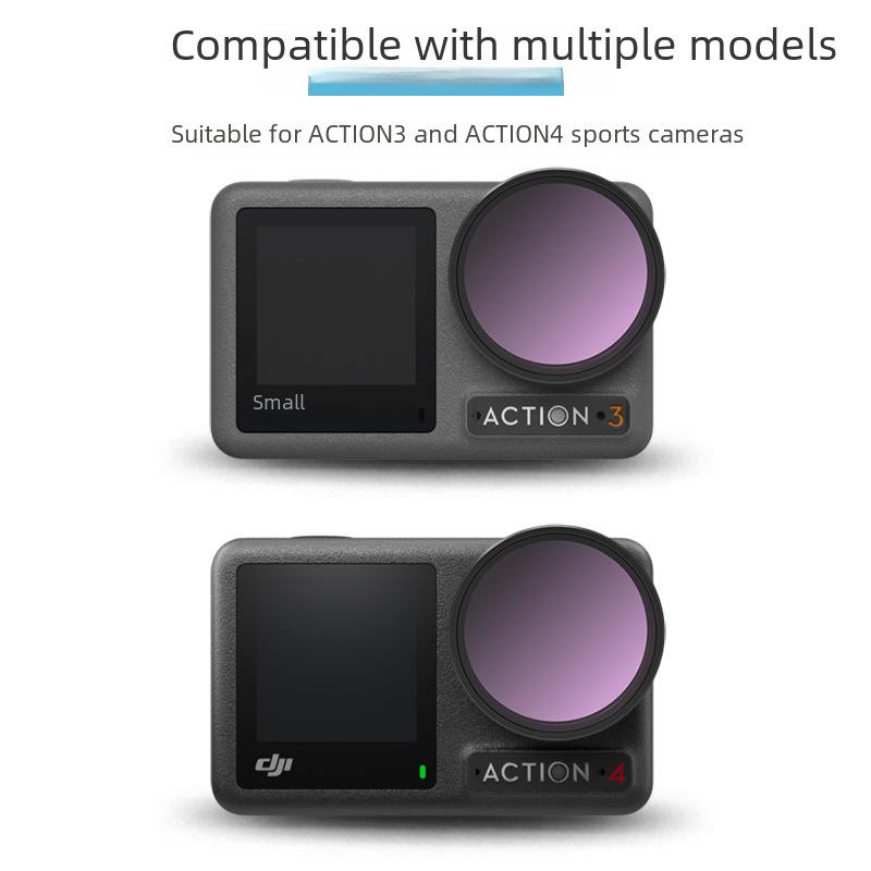 "JSR Universal Quick-Release Polarization CPL for DJI Action 3/4/5Pro"