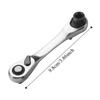 Offset Design Mini Ratchet Wrench Reversible Mechanism Hex Torque Wrench  Hand Repair