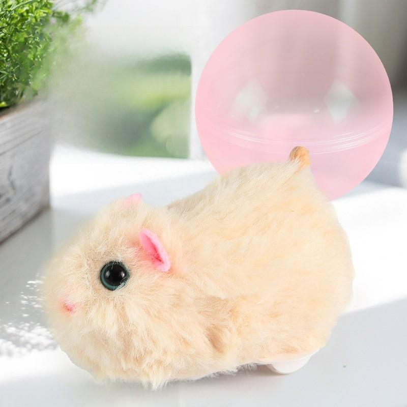 Haustierspielzeug Hamster Rollkugel Interaktives Quietschspielzeug für Katzen und Kinder