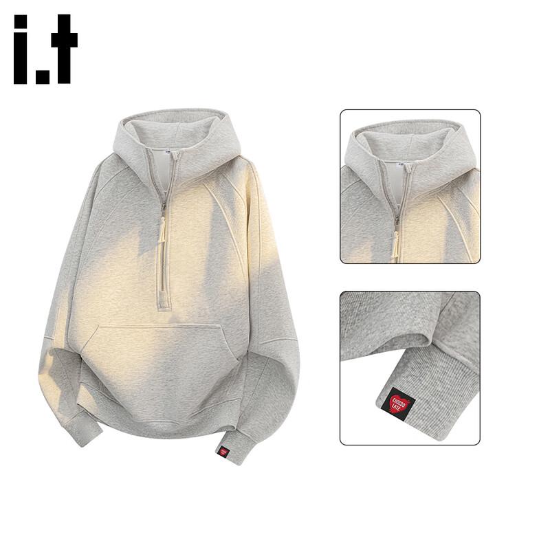 

Женский худи с капюшоном на молнии до середины L