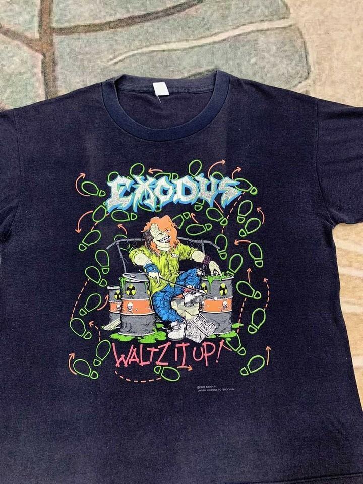 Rare Exodus Band Short Sleeve Black unisex S-5XL Gift Shirt AR306 XL