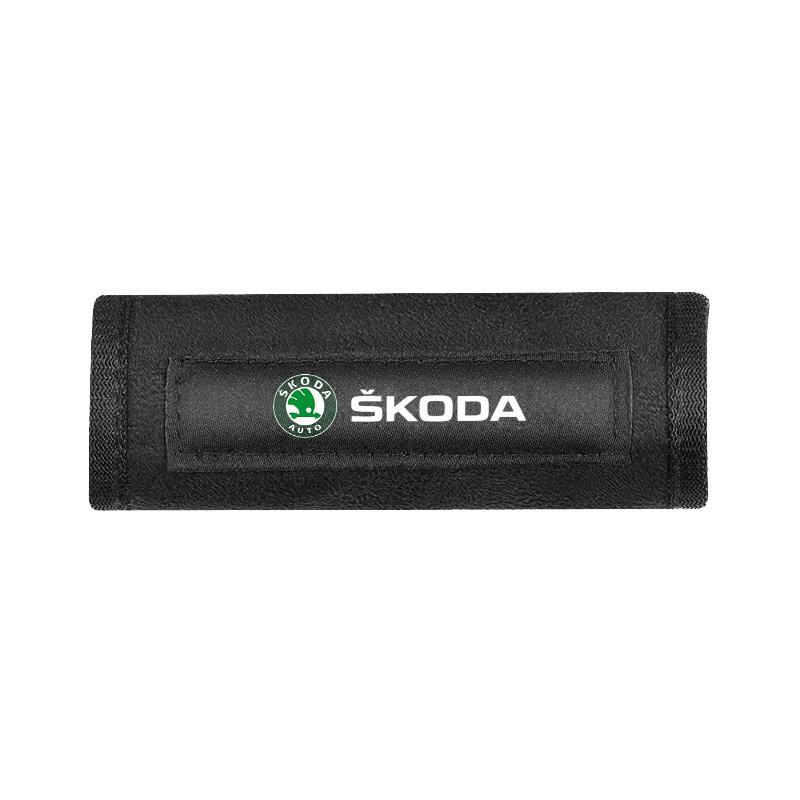 OMDP8 1/2Pcs Car Roof Handle Protection Cover Gloves For Skoda Octavia MK2 MK 2 3 A5 A7 A8 Fabia Karoq Superb Rapid Kamiq Scala