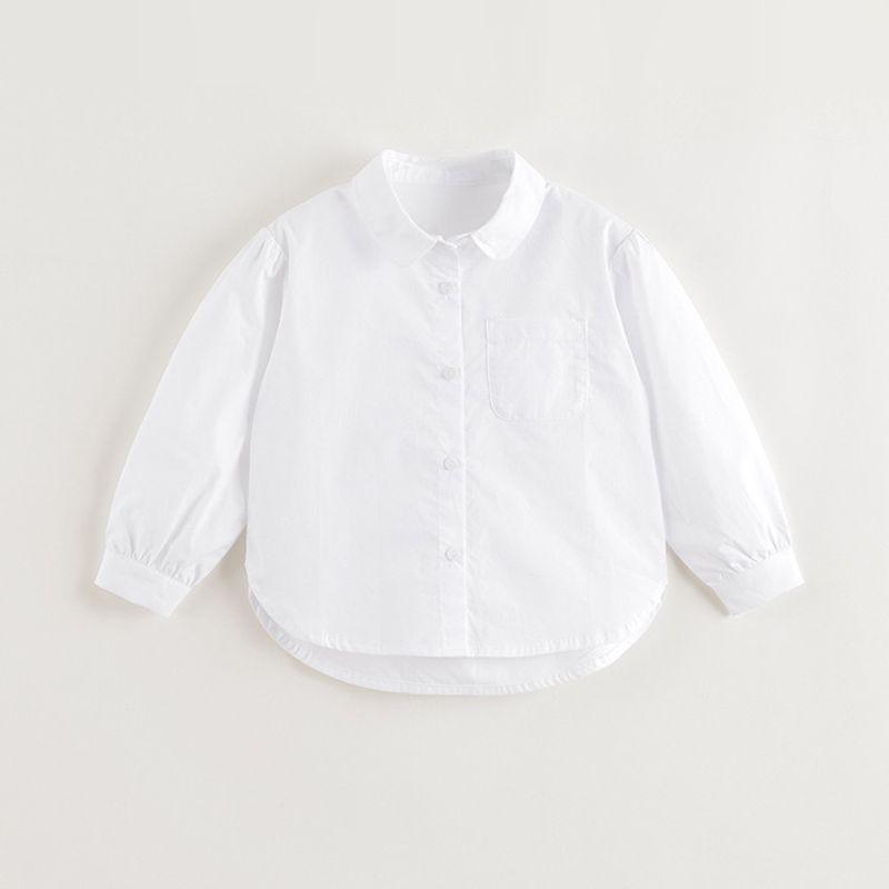 

Mark Jenny Girls Fashionable and Versatile Denim Shirt Kidsren s Pure Cotton Shirt 2026 Spring New Style 250172 Bleaching 130