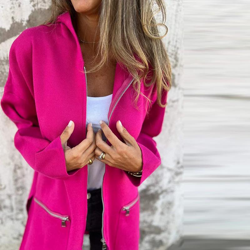 Женские элегантные винтажные модные куртки с длинным рукавом осень-зима повседневные — фото 12