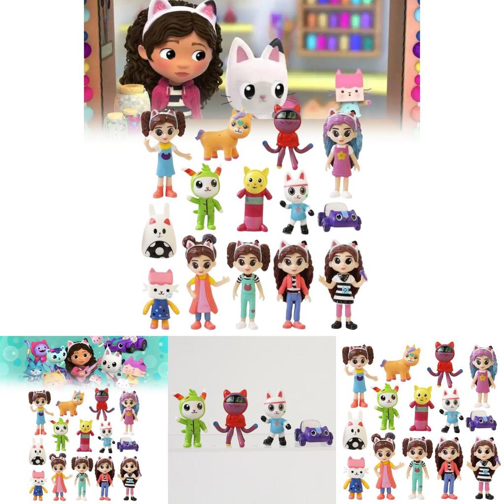 Gabbys Dollhouse Character Action Figure With Durable Pvc Material For Collectors