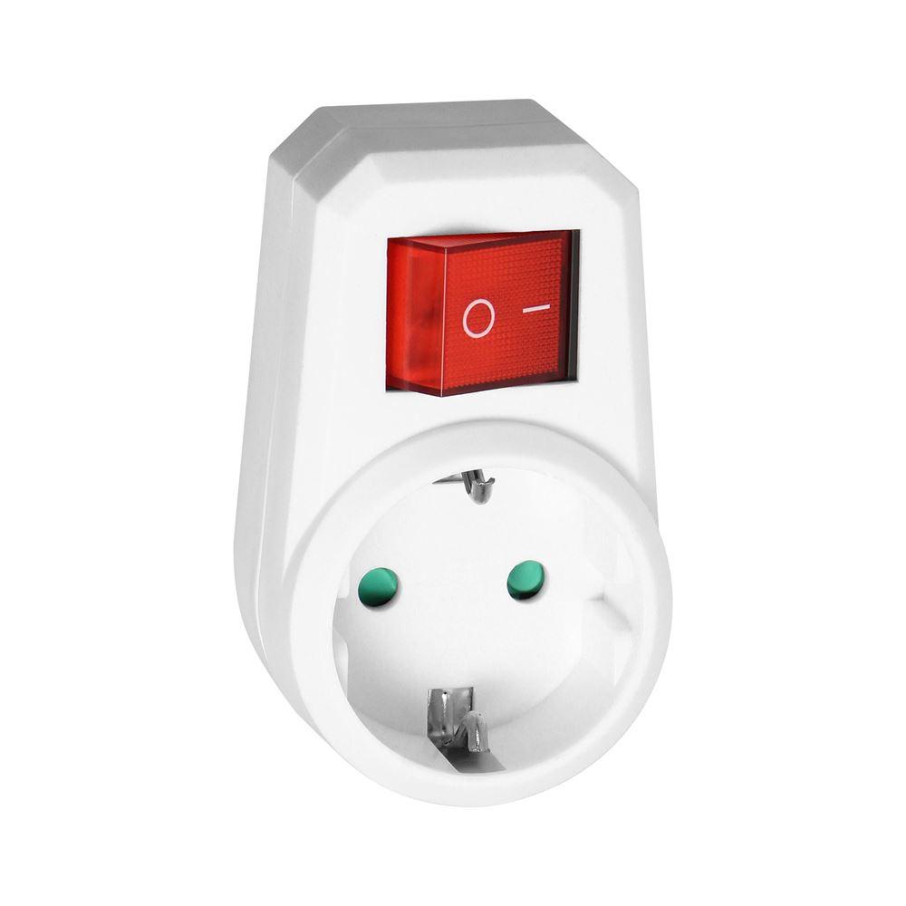 Multipresa 2P+T Con Interruttore Or-Ae-13188(Gs) Schuko