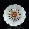 White Super Durable Outdoor Game foam Sports Badminton Balls Shuttlecock Goose Feather 12 Pcs