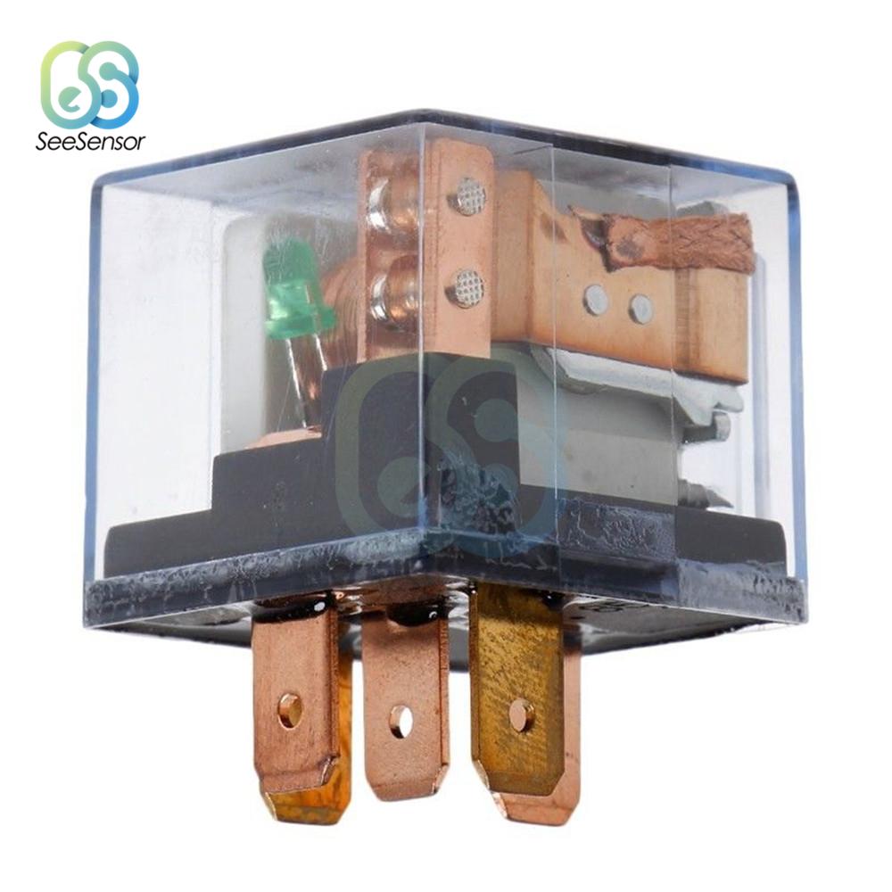 Waterproof Automotive Relay DC 12V 24V 80A 100A 5Pin SPDT Car Control Device Car Relays High Capacity Switching Relays 5