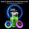 New High-end Car LED Sound Control Air Freshener Outlet Fragrance RGB Perfume Air Vent Light Interior Rhythm Aromatherapy A2K4