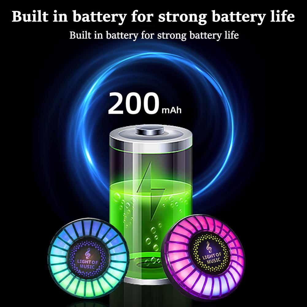 New High-end Car LED Sound Control Air Freshener Outlet Fragrance RGB Perfume Air Vent Light Interior Rhythm Aromatherapy A2K4