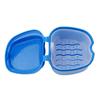 Denture Case, Denture Bath Box False Teeth Storage Box with Basket Net Container