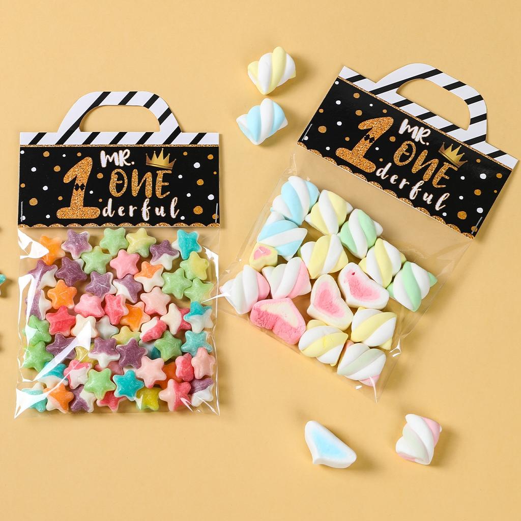 1st Birthday Party Treat Boxes One Year Birthday Party Suplies for Boys Girls First Birthday Baby Shower Party Decorations