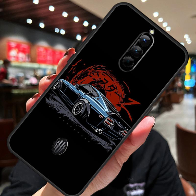 Japan JDM Car Case For ZTE Nubia Red Magic 11 10 8 9 8S 9S 10S Pro Plus 10 Air 5G 6R 6 7 6S 7S Pro Cover