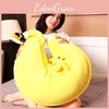 People Banana Shaped Plush Toy Cushion Stuffed Doll Decoration Cute Kids Gift