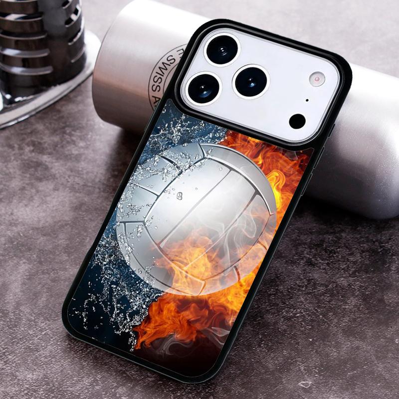 Play Volleyball Ball Phone Case for iPhone 17 16 15 Pro Max Air 14 13 12 11 Plus Shockproof Capa Cover