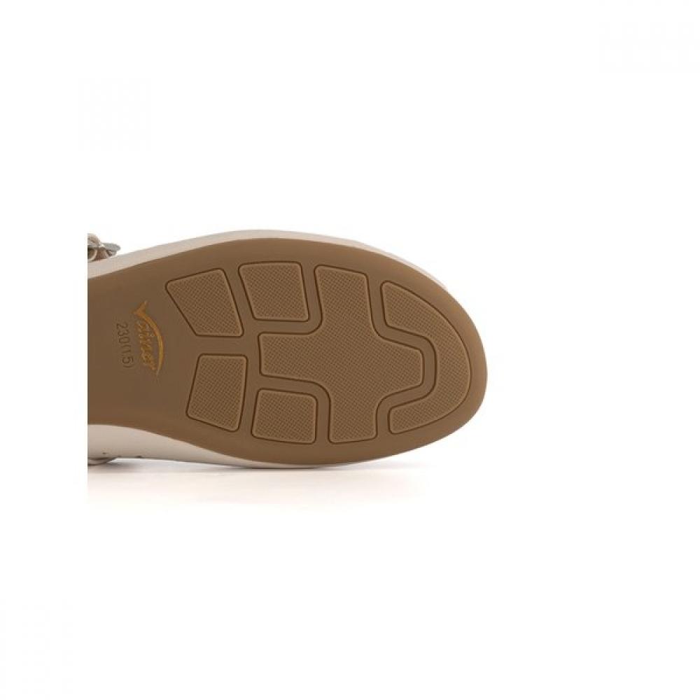 Vainer Beige Women Punching Flat Hsamm007zy