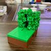 Moc Construction Block Homer Backing Into The Bushes Technology Blocks Birthday Christmas Holiday Diy Gifts Adults Toys