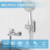 360° Adjustable Self-Adhesive Wall Mounted Shower Holder Bracket Stand Bathroom