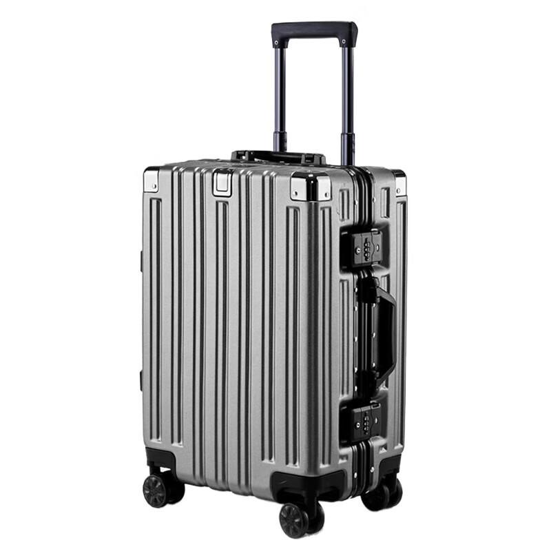Rockland Pioneer Series Aluminum Frame Suitcase