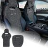 For BYD Atto 3 Yuan Plus 2021-2025 Front Rear Car Seats Covers Ice Silk Back Seat Cushions Protection Non-Slip Car Accessories