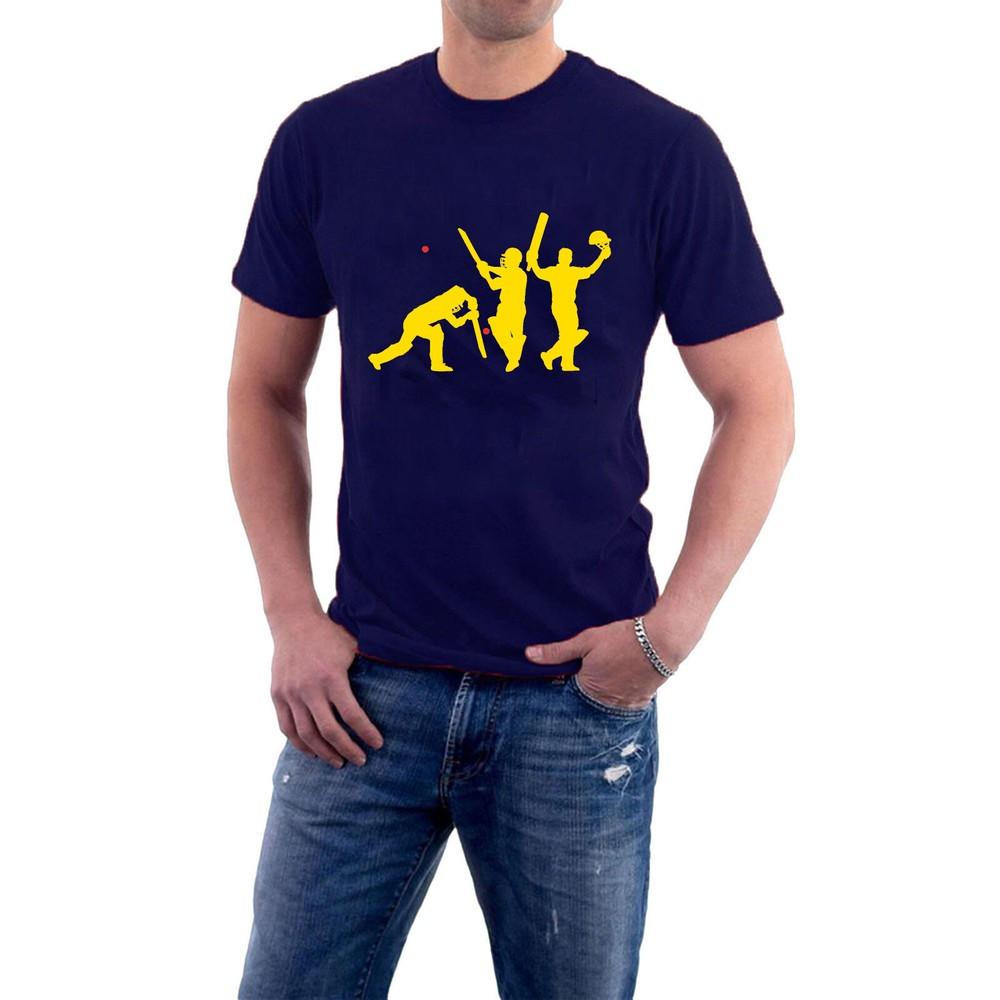 

Cricket Batter T-shirt Batsman Cricket Tee by Sillytees 4XL