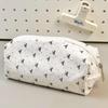 Portable Makeup Bag Autumn Women Storage Bag Corduroy Cosmetic Bag Fashion For School Everyday Use Travel