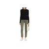 Polo Ralph Lauren Ss23 Solid Color Embroidered Cable Knit Sweater Women sweater Black 211891640-011