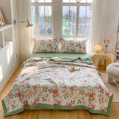 Manya Ju Washed Cotton Summer Quilt