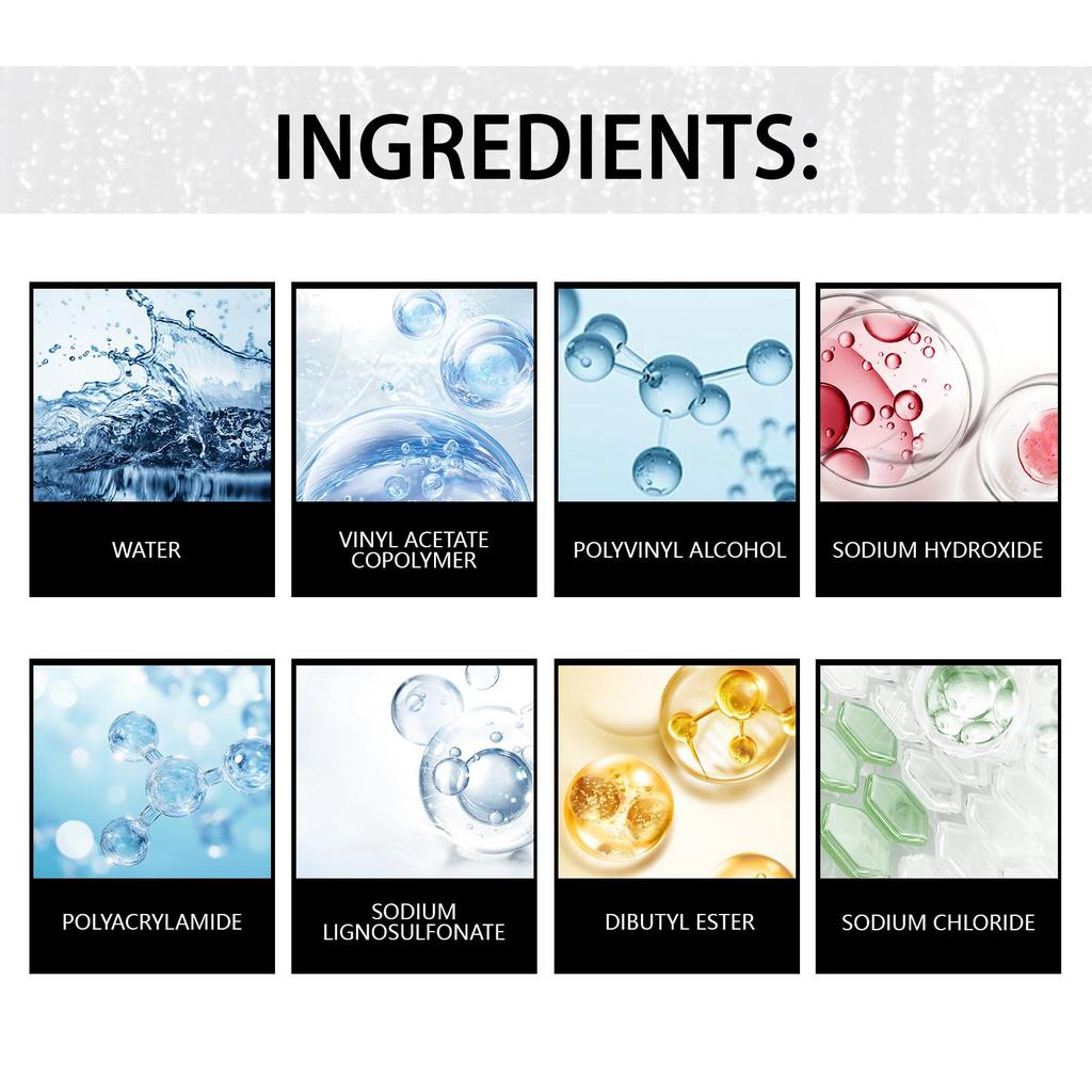 Водонепроницаемый клей-герметик (300г) ванная комната кухня наружная стена без разрушения кирпича ремонт протечек покрытие водонепроницаемый клей