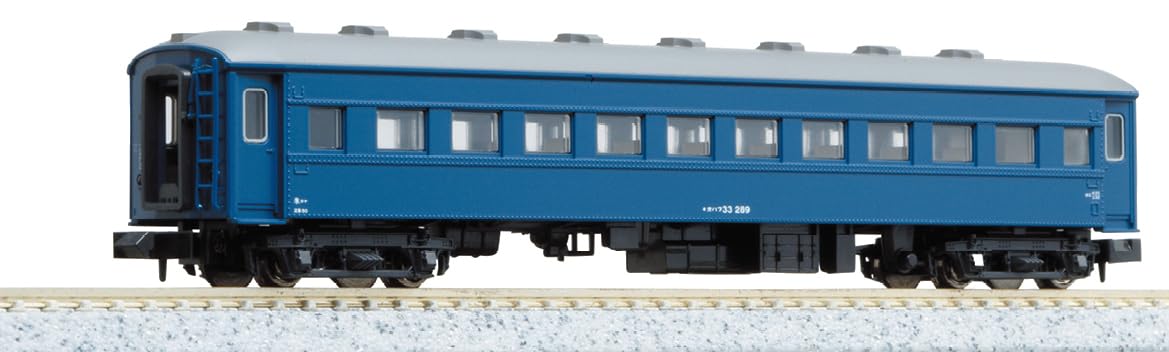 KATO N Gauge Ohafu 33 Blue General Type Railway Model Passenger Car 5318-2