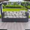 1/2/3 Sitzer Terrassen Stretch Sofa Kissenbezug Outdoor Kissenbezug Ersatz Terrassenmöbel Überwürfe Stuhl Sitzbezug Weich