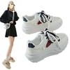 Popular dad shoes women's spring and summer 2025 mesh thick-soled heightening fashion lace-up casual versatile sports shoes
